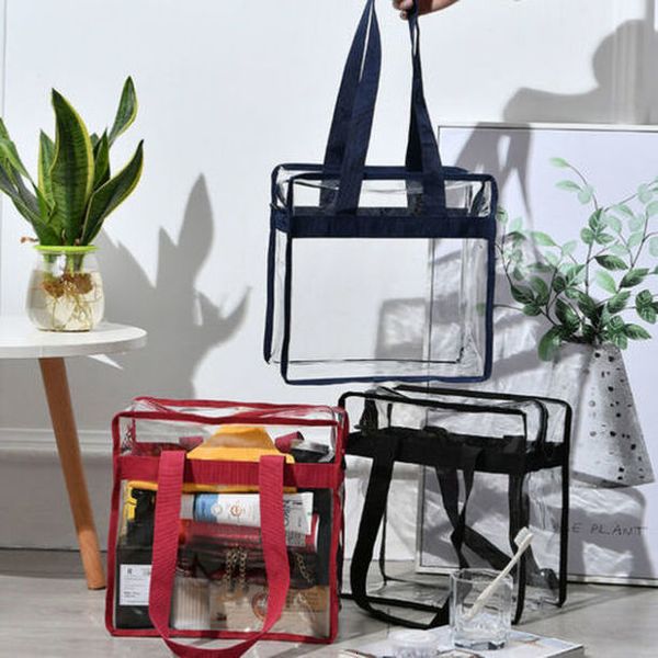 womens transparent pvc clear crystal bag tote casual plain handbag messenger waterproof portable makeup bag ladies handbags
womens transparent pvc clear crystal bag tote casual plain handbag messenger waterproof portable makeup bag ladies handbags