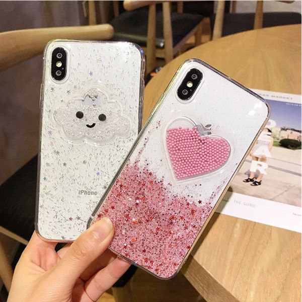 liquid heart glitter smile face clouds phone case for iphone 6 6s 7 8 plus x xs 11 pro max ice cream soft tpu dynamic bead cover
liquid heart glitter smile face clouds phone case for iphone 6 6s 7 8 plus x xs 11 pro max ice cream soft tpu dynamic bead cover
