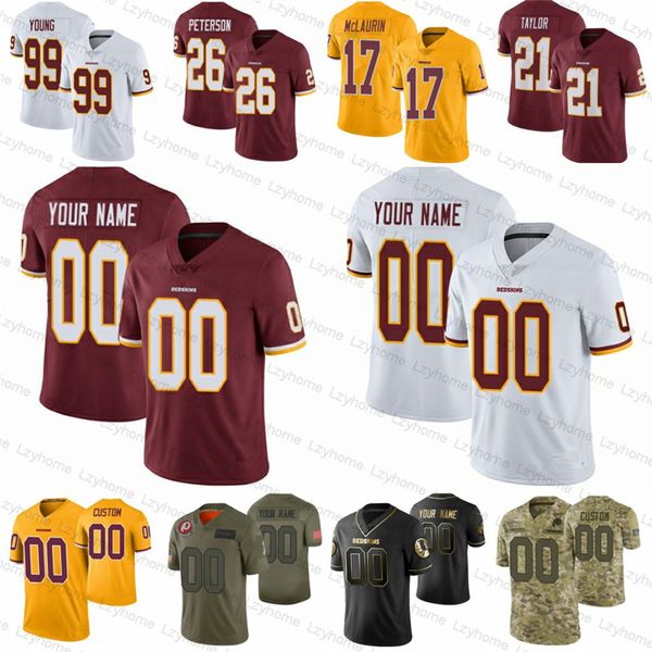 custom mens women kids chase young terry mclaurin washington redskins football jersey haskins sean taylor adrian peterson kerrigan, Black;red
custom mens women kids chase young terry mclaurin washington redskins football jersey haskins sean taylor adrian peterson kerrigan, Black;red