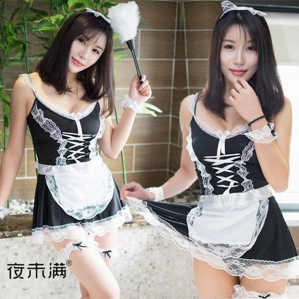 underwear uniform maid clothes underwear home clothes uniform temptation home suit maid suit, Black;white 
underwear uniform maid clothes underwear home clothes uniform temptation home suit maid suit, Black;white