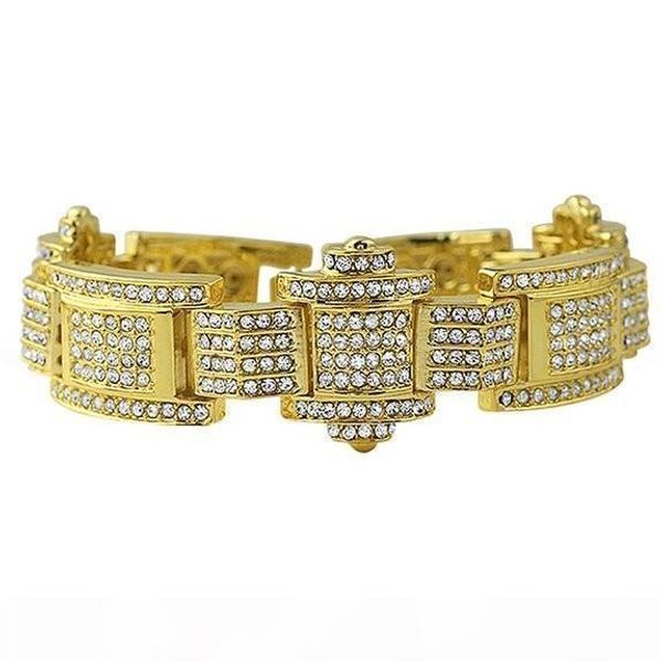 hip hop gold tone mens bling iced out covered chain bracelet for men party gift 4 color, Golden;silver
hip hop gold tone mens bling iced out covered chain bracelet for men party gift 4 color, Golden;silver
