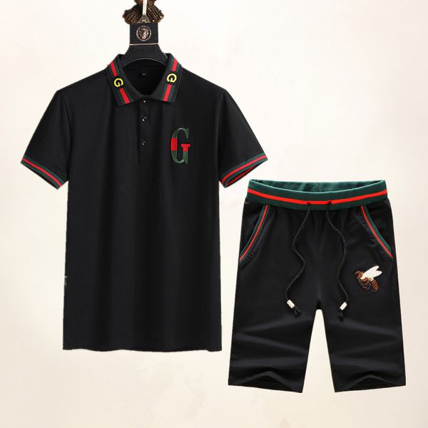 summer men's sports suit print men's fashion lapel black and white t-shirt with short sleeves casual jogging pantsuit shorts homme, Gray
summer men's sports suit print men's fashion lapel black and white t-shirt with short sleeves casual jogging pantsuit shorts homme, Gray