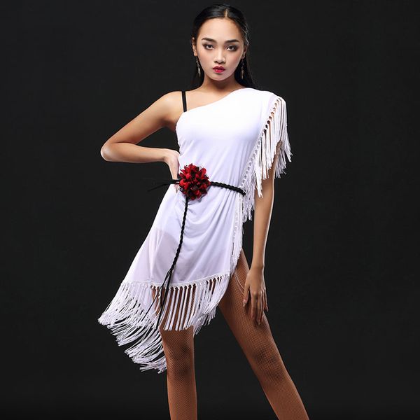 stage wear latin dance dress women black/white ballroom tango cha samba rumba salsa competition dresses performance, Black;red
stage wear latin dance dress women black/white ballroom tango cha samba rumba salsa competition dresses performance, Black;red