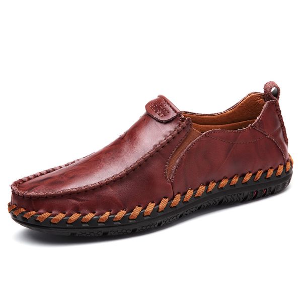 men slip on casual shoes 2020 fashion men brand design leather driving shoes spring men's loafers moccasins handmade, Black
men slip on casual shoes 2020 fashion men brand design leather driving shoes spring men's loafers moccasins handmade, Black