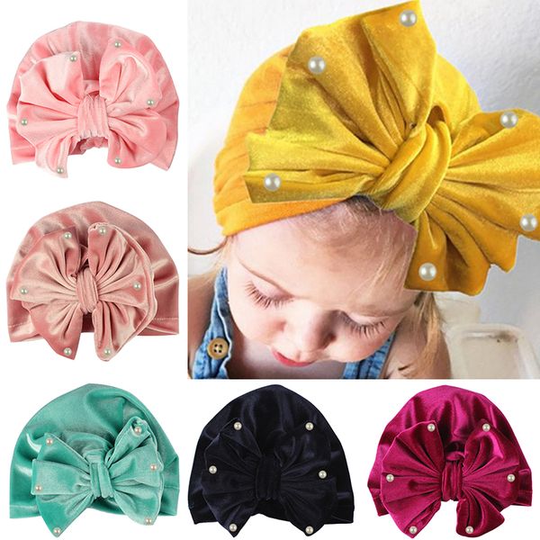 caps & hats big bow baby hat pearl gold velvet knot kids toddlers spring winter turban beanie bonnet xmas party po props, Yellow
caps & hats big bow baby hat pearl gold velvet knot kids toddlers spring winter turban beanie bonnet xmas party po props, Yellow