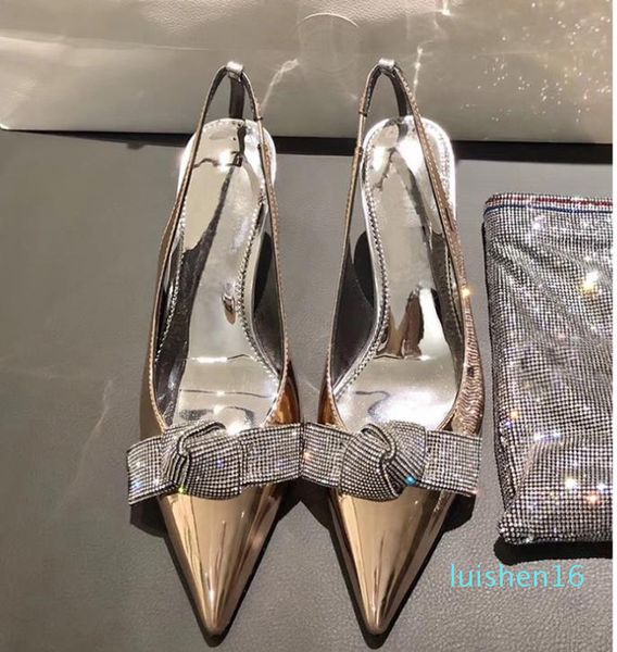 bridal wedding shoes metal patent leather with crystal bowtie kitten heels designer shoes pumps silver gold 6cm size 34 to 40 l16, Black
bridal wedding shoes metal patent leather with crystal bowtie kitten heels designer shoes pumps silver gold 6cm size 34 to 40 l16, Black