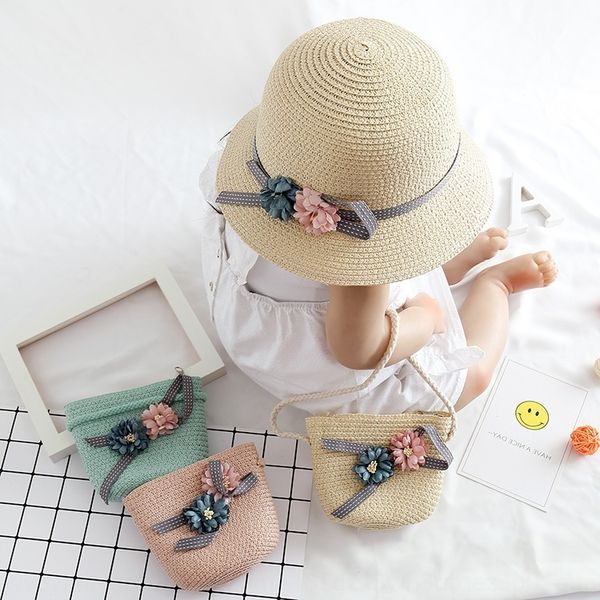 new summer children's parent-child girl's small bag set babies' fisherman's basin large sunshade straw hat straw hat eav, Yellow
new summer children's parent-child girl's small bag set babies' fisherman's basin large sunshade straw hat straw hat eav, Yellow