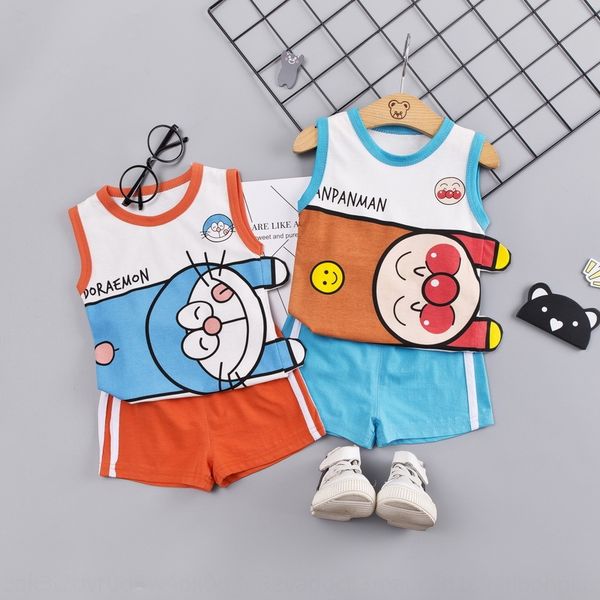 2019 new summer men's children's doraemon bread superman two-piece set 0-4 bread vest vest source goods, Blue
2019 new summer men's children's doraemon bread superman two-piece set 0-4 bread vest vest source goods, Blue