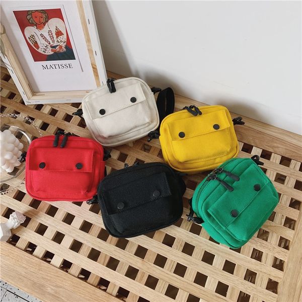 krxlf new korean style pure color children's shoulder canvas shoulder bag fashion simple casual all-match children's and girls
krxlf new korean style pure color children's shoulder canvas shoulder bag fashion simple casual all-match children's and girls
