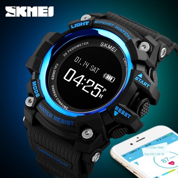 frvej shikemei fashion intelligent technology products waterproof sports footmeter electronic multifunctional intelligent electronic watch m, Blue
frvej shikemei fashion intelligent technology products waterproof sports footmeter electronic multifunctional intelligent electronic watch m, Blue