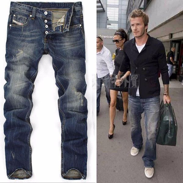 autumn vintage straight stretch pleated ripped zipper mens clothing long pants jeans fitness fashion hip hop designer causal, Blue
autumn vintage straight stretch pleated ripped zipper mens clothing long pants jeans fitness fashion hip hop designer causal, Blue