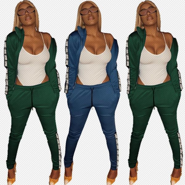h8833 amazon selling european and american foreign trade womens casual lettered ribbon sports suit two-piece set, Black;brown
h8833 amazon selling european and american foreign trade womens casual lettered ribbon sports suit two-piece set, Black;brown