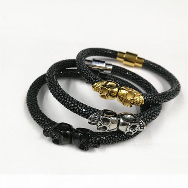 wholesale price handmade leather wrap genuine stingray leather bracelet mens leather bracelet, Golden;silver
wholesale price handmade leather wrap genuine stingray leather bracelet mens leather bracelet, Golden;silver