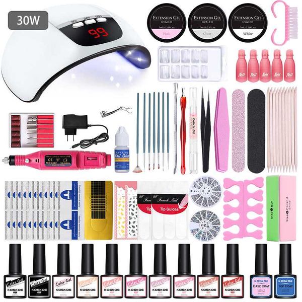 koskoe nai kit set choose 10 colors gel polish base coat manicures set 24/30/36w uv led lamp kit for nail art design
koskoe nai kit set choose 10 colors gel polish base coat manicures set 24/30/36w uv led lamp kit for nail art design