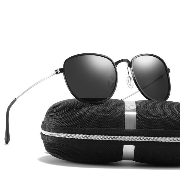 2020 men's polarized sunglasses round aluminum and magnesium neutral sunglasses colorful film glasses, White;black
2020 men's polarized sunglasses round aluminum and magnesium neutral sunglasses colorful film glasses, White;black
