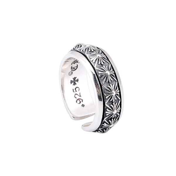 s925 men's sterling silver rings personality retro classic punk style cross around open ring send a gift to love
s925 men's sterling silver rings personality retro classic punk style cross around open ring send a gift to love
