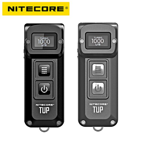 100% Original Nitecore Tup Intelligent Pocket Light Compact And Lightweight Cree Xp-l Hd V6 Max 1000 Lm Beam Distance 180m