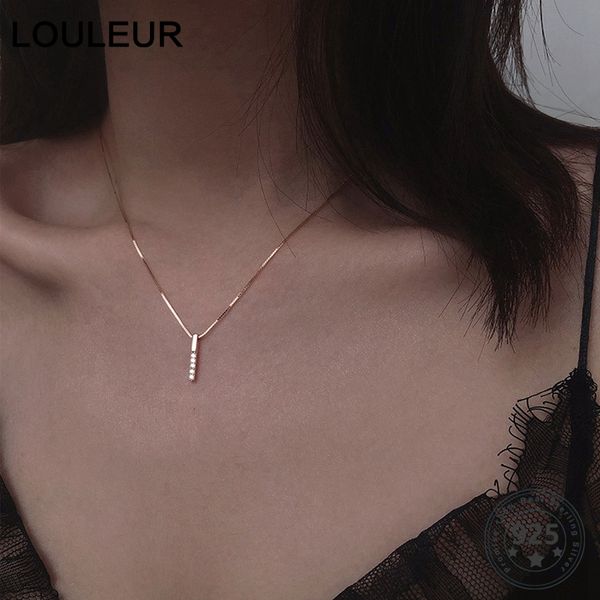 chains louleur 925 sterling silver zircon necklace vertical bar slidable romantic pendant for women wedding birthday gifts
chains louleur 925 sterling silver zircon necklace vertical bar slidable romantic pendant for women wedding birthday gifts