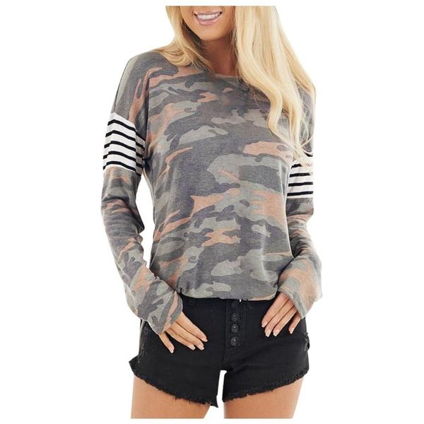 harajuku long sleeve autumn blouse and for women fashion camouflage striped patchwork casual shirts woman blusas pullover, White
harajuku long sleeve autumn blouse and for women fashion camouflage striped patchwork casual shirts woman blusas pullover, White