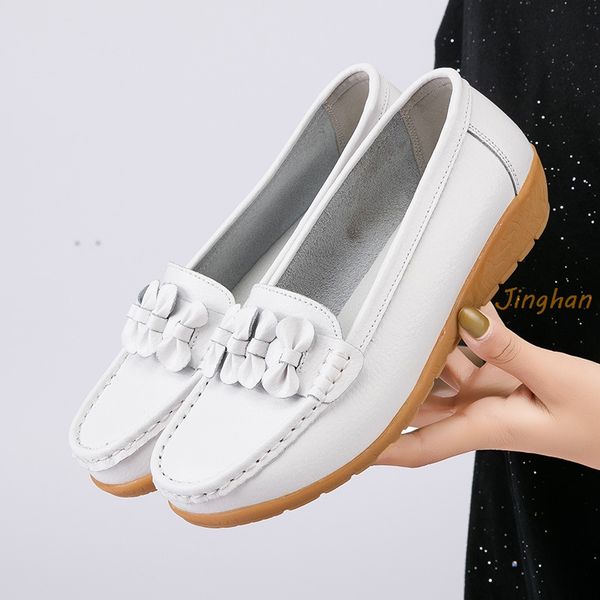 2020 women's loafers butterfly-knot genuine leather flat shoes women moccasins ladies antiskid female flats 44 size shoes, Black
2020 women's loafers butterfly-knot genuine leather flat shoes women moccasins ladies antiskid female flats 44 size shoes, Black