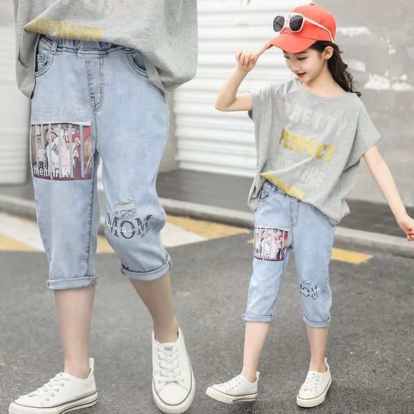 zkpav girls' ripped denim shorts trousers and trousers shorts 2020 new korean-style slim-fit pants for medium and large children childr, Blue
zkpav girls' ripped denim shorts trousers and trousers shorts 2020 new korean-style slim-fit pants for medium and large children childr, Blue
