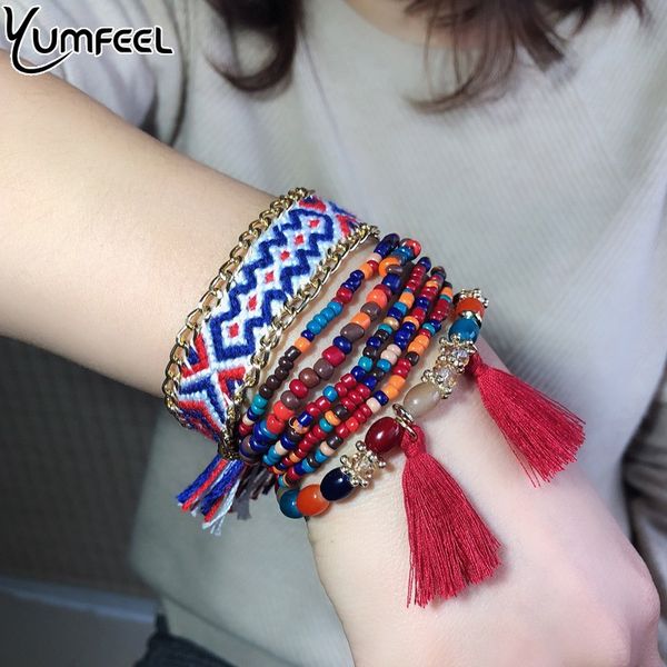 yumfeel vintage tassel resin thread charm bracelets women ethnic multilayer friendship bracelet bohemian jewelry gifts, Black
yumfeel vintage tassel resin thread charm bracelets women ethnic multilayer friendship bracelet bohemian jewelry gifts, Black