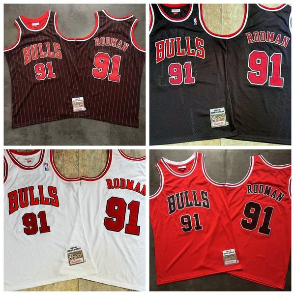 men chicago bulls 91 dennis rodman mitchell & ness red hardwoods classics 1995-96 swingman jersey 05, Black;red
men chicago bulls 91 dennis rodman mitchell & ness red hardwoods classics 1995-96 swingman jersey 05, Black;red
