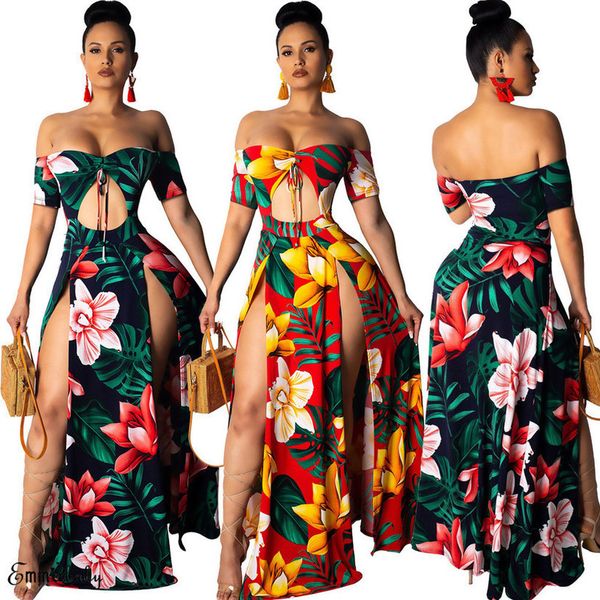 new women floral maxi dress prom evening party summer short sleeve beach boho casual off-shoulder long sundress green red, Black;gray
new women floral maxi dress prom evening party summer short sleeve beach boho casual off-shoulder long sundress green red, Black;gray