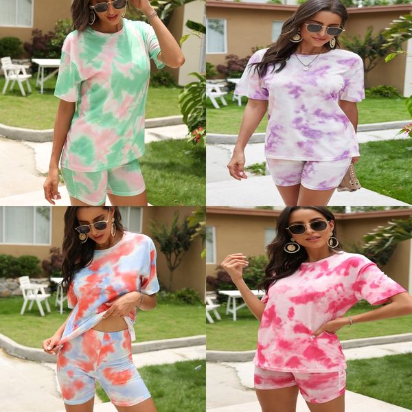 new fashion women ladies summer sports 2 1pcs set color printing round neck pullover and tight shorts suit#437, Gray
new fashion women ladies summer sports 2 1pcs set color printing round neck pullover and tight shorts suit#437, Gray