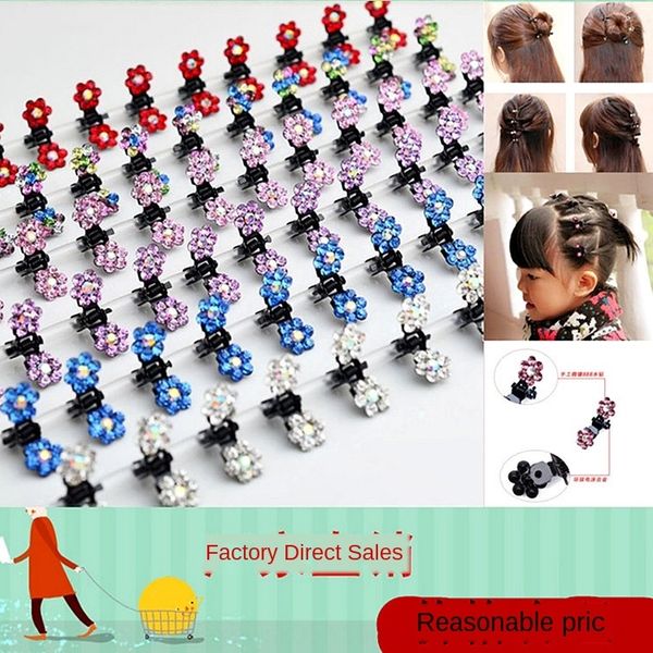 korean style children's hair accessories plate hair style mini diamond color plum clip hairpin diamond small clip, Slivery;white
korean style children's hair accessories plate hair style mini diamond color plum clip hairpin diamond small clip, Slivery;white