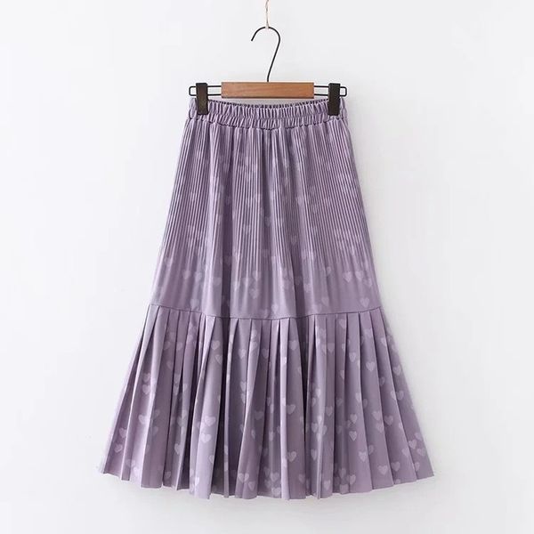 skirts korean style womens pleated sweet heart print vintage long midi skirt casual elastic high waist ladies black purple pink
skirts korean style womens pleated sweet heart print vintage long midi skirt casual elastic high waist ladies black purple pink