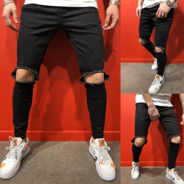summer new hip-hop style knee hole wash water distressed solid color thin men jeans male pencil pants men denim trousers, Blue
summer new hip-hop style knee hole wash water distressed solid color thin men jeans male pencil pants men denim trousers, Blue
