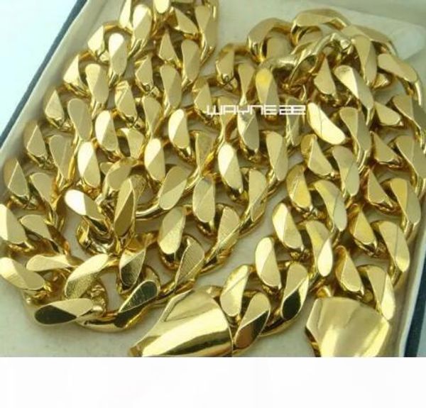 210g heavy men's 18k gold filled solid cuban curb chain necklace n276 60cm, Silver
210g heavy men's 18k gold filled solid cuban curb chain necklace n276 60cm, Silver