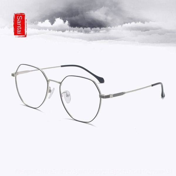 s55028 irregular polygon frame three-dimensional mirror legs glasses universal plain glasses for men and women myopia, Silver
s55028 irregular polygon frame three-dimensional mirror legs glasses universal plain glasses for men and women myopia, Silver