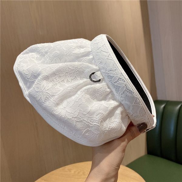 korean women's summer lace empty women's sunscreen big edge roll sun hat ponytail lace shell shell hat, Blue;gray
korean women's summer lace empty women's sunscreen big edge roll sun hat ponytail lace shell shell hat, Blue;gray