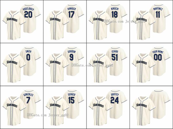 seattle mariners #24 ken griffey jr. 51 ichiro suzuki 18 yusei kikuchi men women youth custom cream replica alternate jersey, Black
seattle mariners #24 ken griffey jr. 51 ichiro suzuki 18 yusei kikuchi men women youth custom cream replica alternate jersey, Black