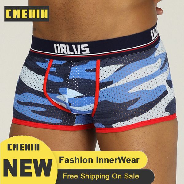 cmenin mesh camouflage cuecas underwear men boxer shorts mens cotton male boxershorts or191 cotton mesh panties, Black;white
cmenin mesh camouflage cuecas underwear men boxer shorts mens cotton male boxershorts or191 cotton mesh panties, Black;white