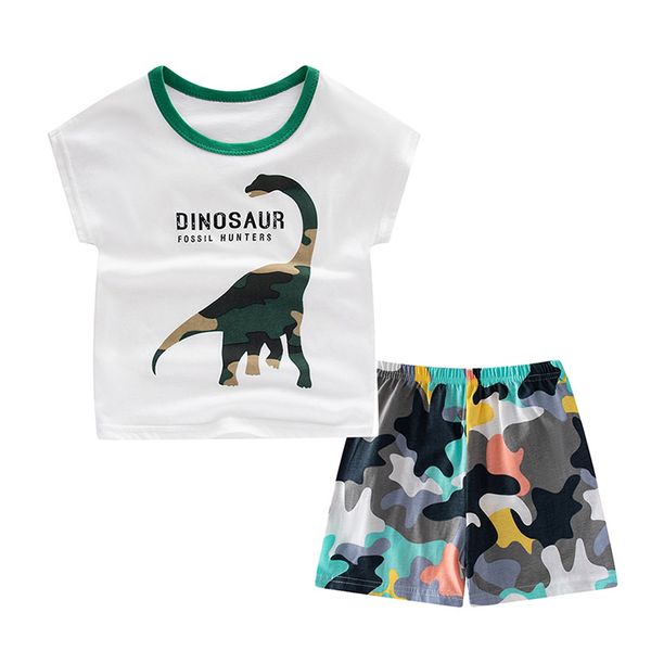 keelorn boys clothes summer kids cartoon dinosaur t-shirt camouflage short boy outfit girls suit casual children clothing set, White
keelorn boys clothes summer kids cartoon dinosaur t-shirt camouflage short boy outfit girls suit casual children clothing set, White