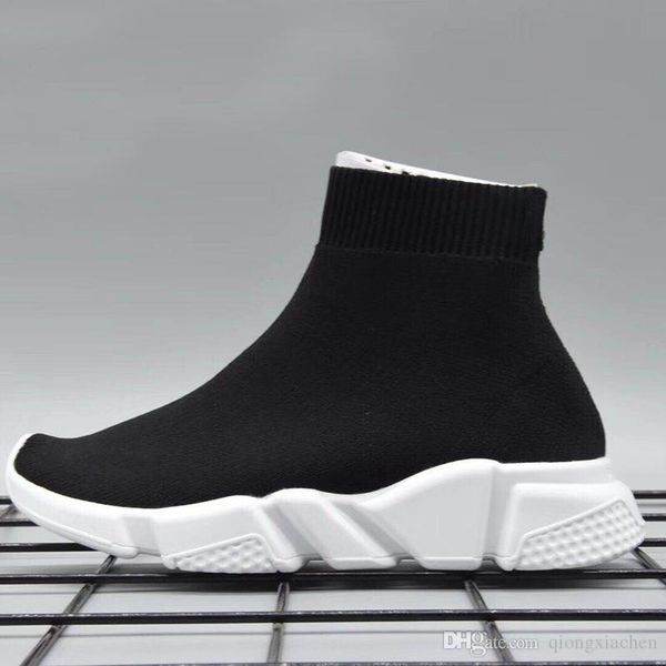 2019 new paris speed trainers knit sock shoe original luxury designer kid sneakers high casual shoes, Black
2019 new paris speed trainers knit sock shoe original luxury designer kid sneakers high casual shoes, Black
