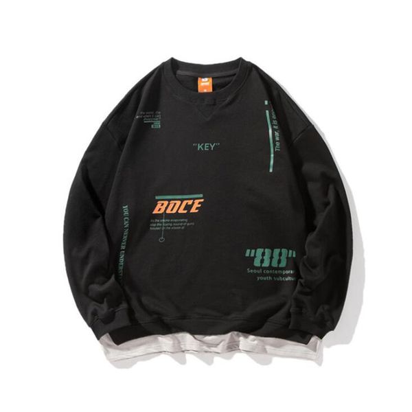 men's hoodies & sweatshirts man streetwear fake two pieces patchwork hip hop harajuku one piece oversized men sweatshirt, Black
men's hoodies & sweatshirts man streetwear fake two pieces patchwork hip hop harajuku one piece oversized men sweatshirt, Black