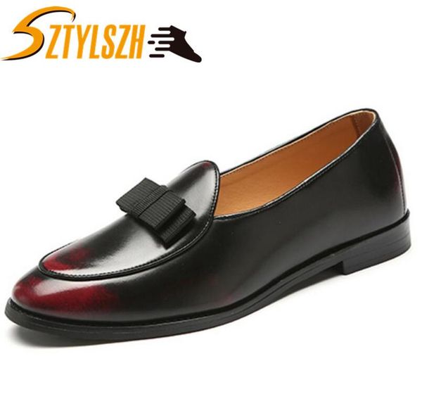 luxury fashion pu leather loafers men moccasins slip slippers bowknot wedding dress men's flats gentlemen party casual shoes, Black
luxury fashion pu leather loafers men moccasins slip slippers bowknot wedding dress men's flats gentlemen party casual shoes, Black