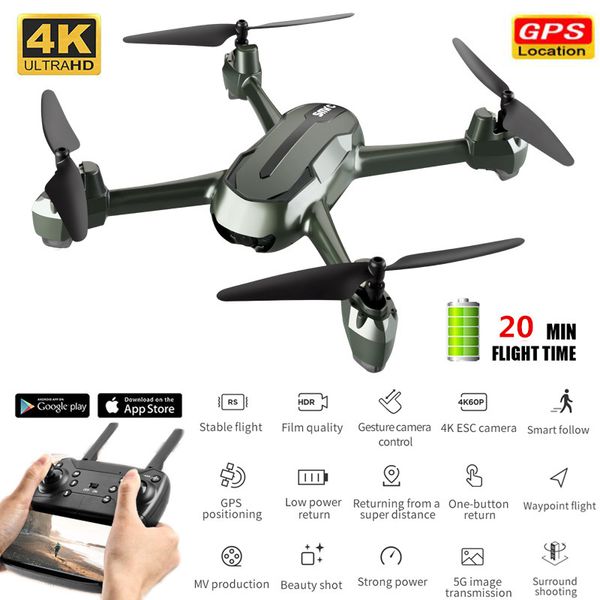 new gps wifi fpv rc drone with 4k hd camera altitude holding optical flow positioning wide angle live helicopter quadrocopter
new gps wifi fpv rc drone with 4k hd camera altitude holding optical flow positioning wide angle live helicopter quadrocopter