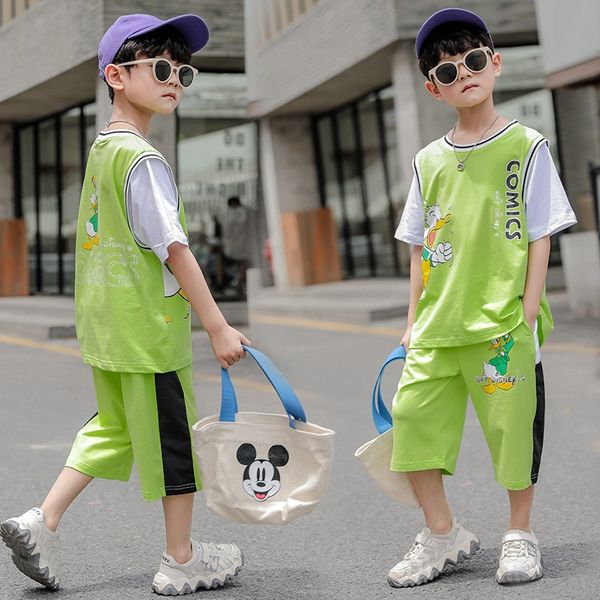4ctvq 2020 children new arrivals two boys in the big sporty cartoon mock two piece set 2020 foreign flavor loose children's foreign fla
4ctvq 2020 children new arrivals two boys in the big sporty cartoon mock two piece set 2020 foreign flavor loose children's foreign fla