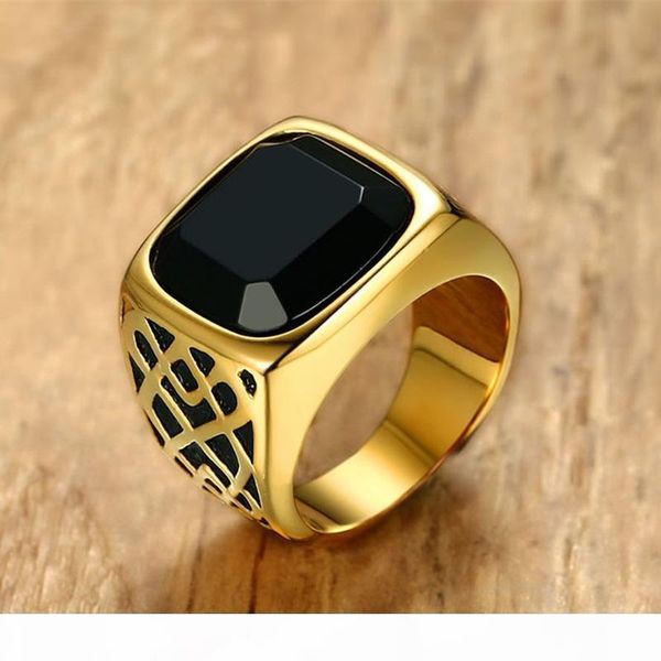 men square black carnelian semi-precious stone signet ring in gold tone stainless steel for male jewelry anillos accessories, Silver
men square black carnelian semi-precious stone signet ring in gold tone stainless steel for male jewelry anillos accessories, Silver