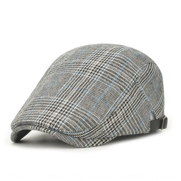 2020 new summer korean style plaid fashion comfortable bare men's and women's beret beret casual adjustable forward cap, Blue;gray
2020 new summer korean style plaid fashion comfortable bare men's and women's beret beret casual adjustable forward cap, Blue;gray