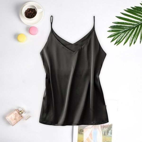 satin for women v neck camisole summer silk sling lingerie black sleeveless women summer for women, White
satin for women v neck camisole summer silk sling lingerie black sleeveless women summer for women, White