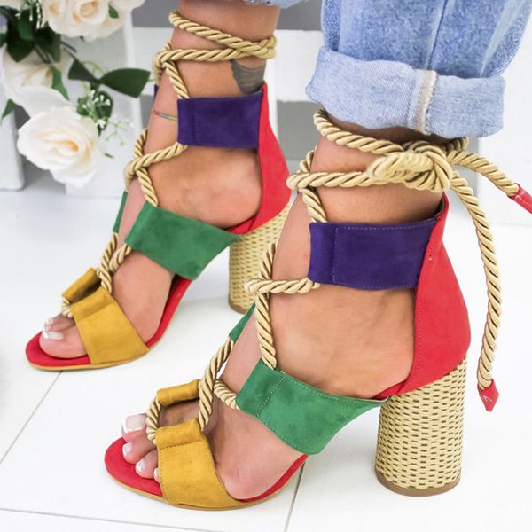 2020 women shoes summer sandals lace up cross bandage beach shoes bohemian style high heels 7cm sandals plus size 35-43 y200620, Black
2020 women shoes summer sandals lace up cross bandage beach shoes bohemian style high heels 7cm sandals plus size 35-43 y200620, Black