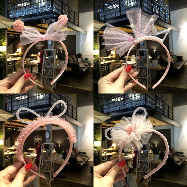 6x8qn korean style new children's crown headband girls pink mesh lace headband girls fashion accessories headdress lace headdress all-m, Slivery;white
6x8qn korean style new children's crown headband girls pink mesh lace headband girls fashion accessories headdress lace headdress all-m, Slivery;white