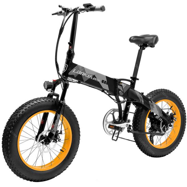 new off road electric bike two wheels electric bicycle 500w 48v 35km/h 10.4ah lankeleisi xt2000 fat tire snow foldable electric scooter, Silver;blue
new off road electric bike two wheels electric bicycle 500w 48v 35km/h 10.4ah lankeleisi xt2000 fat tire snow foldable electric scooter, Silver;blue