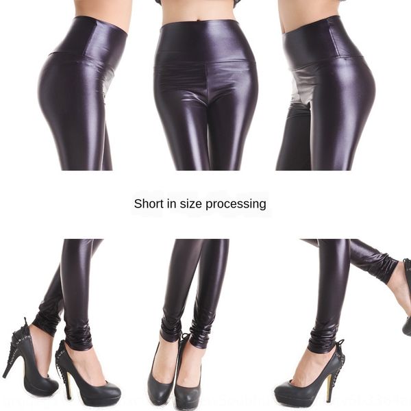 broken tight tight pants size women's matte punk high waist imitation leather leggings belly slimming skinny pants, Black;white
broken tight tight pants size women's matte punk high waist imitation leather leggings belly slimming skinny pants, Black;white
